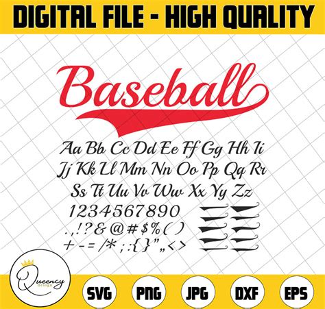 Baseball Font svg, SVG Fonts, Baseball SVG font, Sport Alpha - Inspire ...