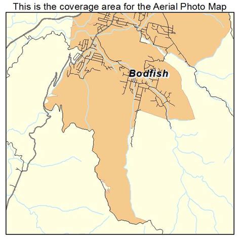 Aerial Photography Map of Bodfish, CA California