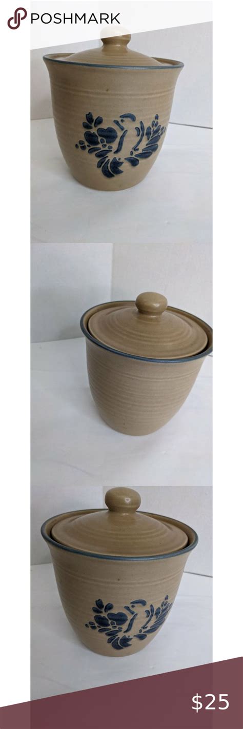 Pfaltzgraff Folk Art Stoneware Canister, 2 Quart, # 508 with Lid ...