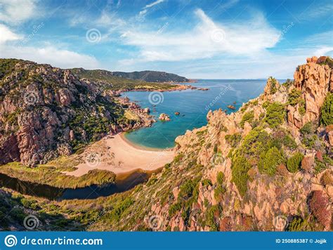 Li Cossi Beach Costa Paradiso Sardinia Island Italy Stock Image ...