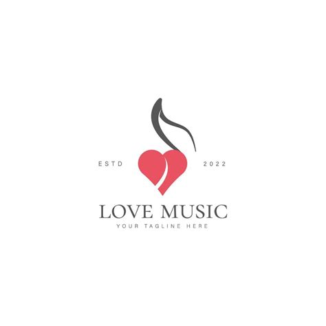 Love music logo design icon illustration 8358213 Vector Art at Vecteezy