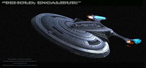 Starfleet ships — Excalibur fan design and mesh by Rivers 3D image...