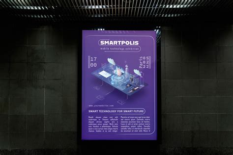 Mobile technology exhibition poster on Behance