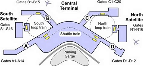 Seattle Airport Terminal Map - United States Map