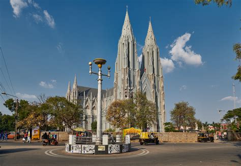 travel4pictures | St. Philomena's church, Mysore 02-2019