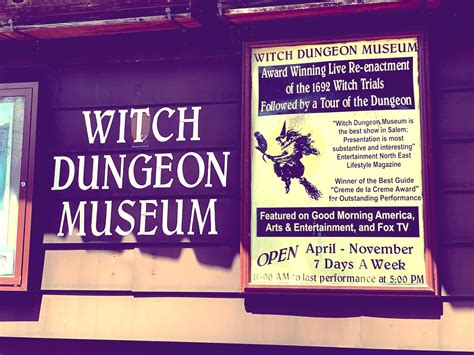 Witch Dungeon Museum | Hours, History, Location, More! - tosalem.com