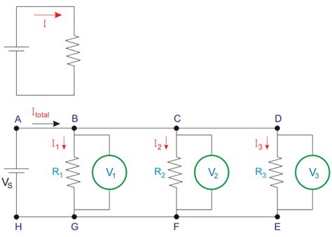 Voltage in Parallel Circuits (Sources, Formula & How To Add) | Electrical4U