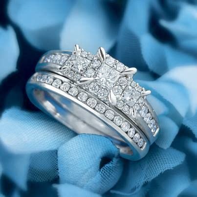 Zales princess...almost like the one i have! :) i love it! | Wedding rings, Dream wedding ring ...