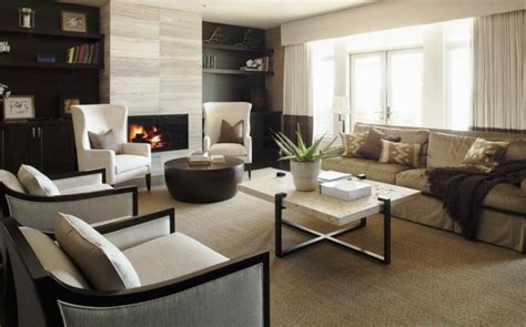 Decorating A Rectangular Living Room With Fireplace | Rectangular ...