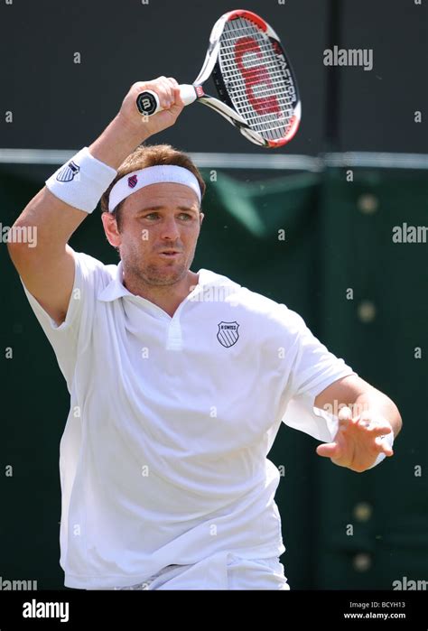 MARDY FISH USA WIMBLEDON LONDON ENGLAND 24 June 2009 Stock Photo - Alamy