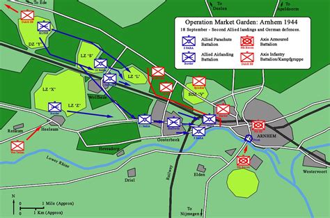 Arnhem Map 3 - Battle of Arnhem - Wikipedia | Operation market garden ...