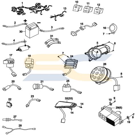 Cowboy 200 Electrical Parts (EFI)