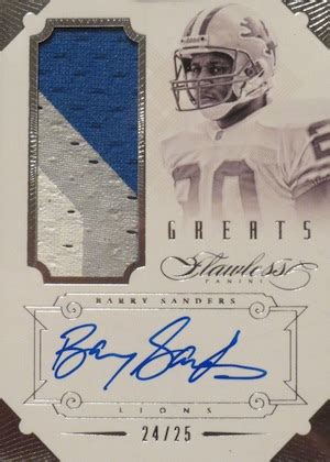 Top Barry Sanders Cards, Rookie Cards, Autographs, Inserts, Valuable