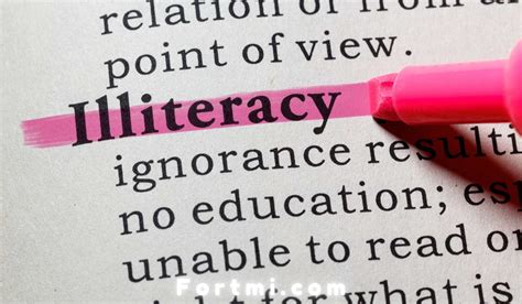 Illiteracy: Meaning, Causes, Consequences And Solution - FORTMI