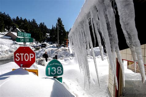 CA buried in snow as trapped residents brace for more winter storms