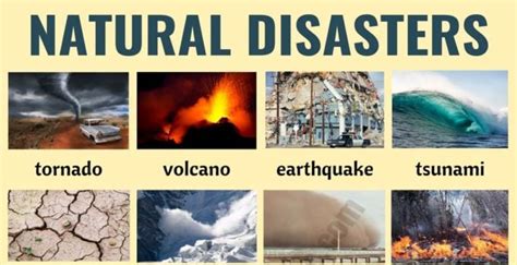 Natural Disasters: Different Types of Natural Disasters with ESL Pictures - ESL Forums