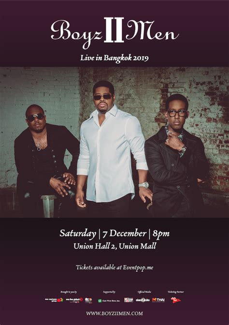 BOYZ II MEN LIVE IN BANGKOK 2019 | Eventpop | Eventpop