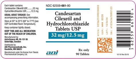 Candesartan and Hydrochlorothiazide Tablets: PI - Drugs.com