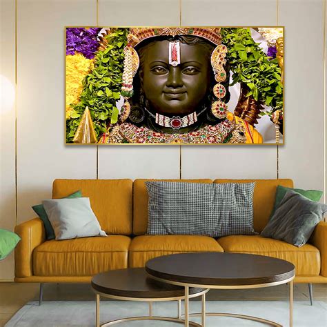 Divine Shri Ram Face Canvas Wall Paintings & Arts – Dekorspace
