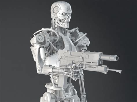 Terminator T800 - 3D Model by SQUIR