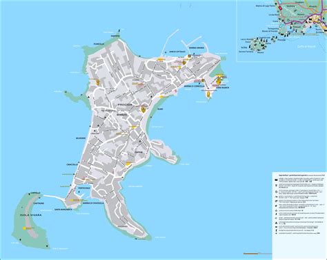 Procida tourist map - Ontheworldmap.com