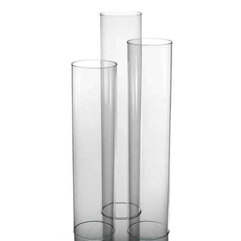 Glass Hurricane Tube Shades for Candlesticks /taper Candle Holders / Event Wedding Table ...