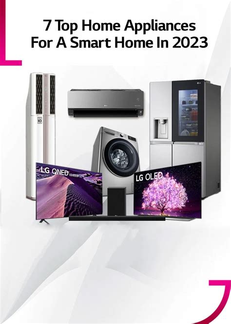 Top 7 home appliances for 2023 | LG Africa