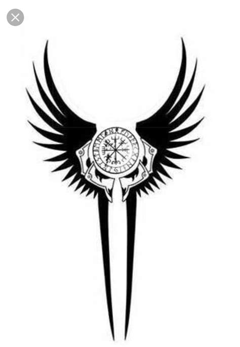 Norse valkyrie symbol | Mythology tattoos, Norse tattoo, Norse ...