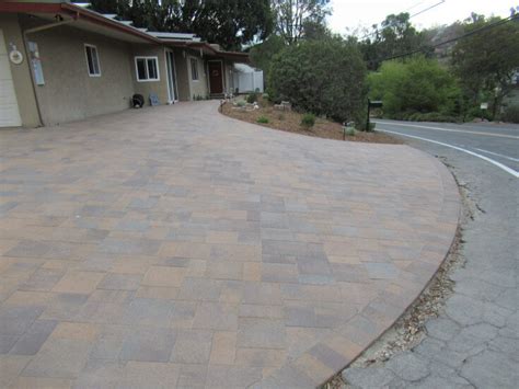 Belgard Driveway Pavers in La Mesa Project - Pacific Dreamscapes