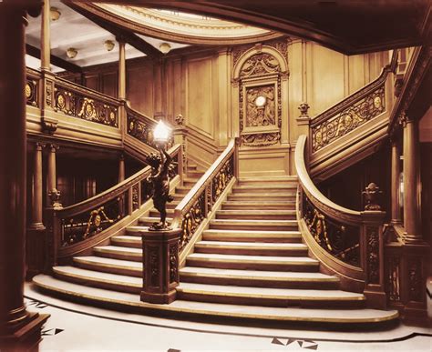 Honour and Glory Crowning Time Grand Staircase, RMS Olympic. : r/Colorization