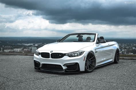 White BMW M4 Cabriolet (F83) on Brixton Forged M51 wheels | Bmw m4, Bmw ...