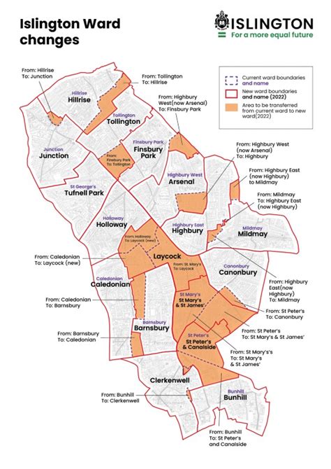 Islington Ward Map