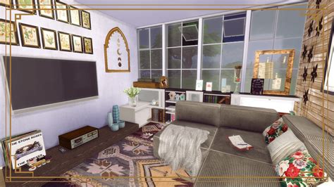 Sims 4 - Cozy Living Room II - Dinha