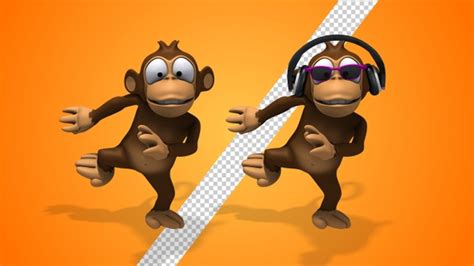 Monkey Dance (3-Pack), Motion Graphics | VideoHive