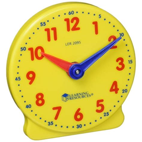 Learning Resources Big Time Student Clock, 12 Hour - Walmart.com - Walmart.com