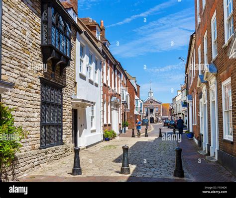 Church Street in the historic old town, Poole, Dorset, England, UK Stock Photo - Alamy