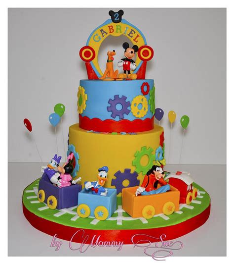 Mickey Mouse Clubhouse Cake Design