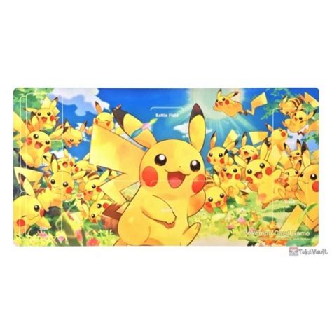 Pokemon Center 2023 Pikachu Large Collection Premium Half Rubber Playmat