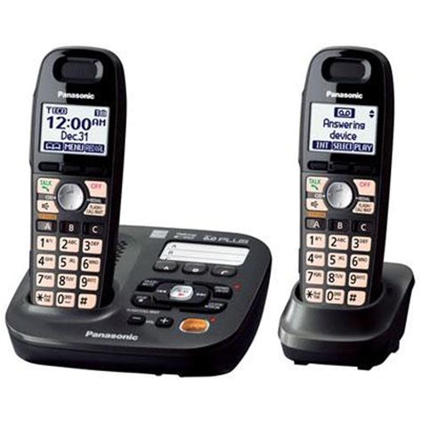 Panasonic Consumer KX-TG6592T Expandable Cordless Phone with Easy-Read Disp - Tanga