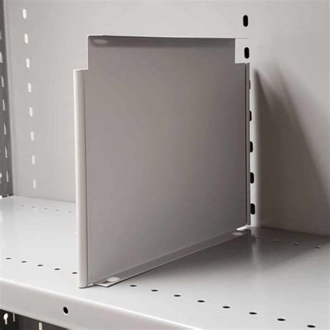 Steel Shelf Dividers - 12 Pack for Industrial Metal Shelving | Lyon