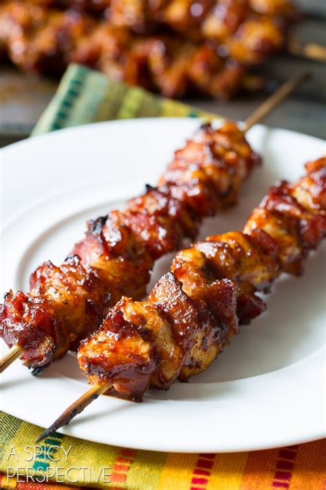 Chipotle BBQ Chicken Skewers Recipe - A Spicy Perspective