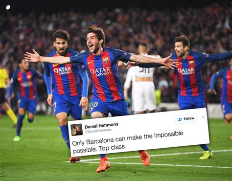 Barcelona fans react on Twitter after unbelievable comeback against PSG ...