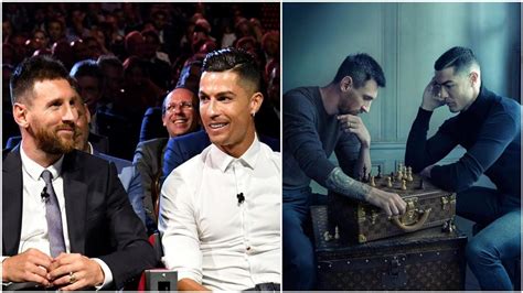 Football Fans in Awe As Lionel Messi and Cristiano Ronaldo Play Chess ...