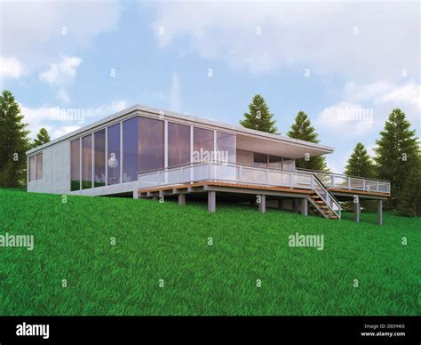 3d rendering house exterior hi-res stock photography and images - Alamy