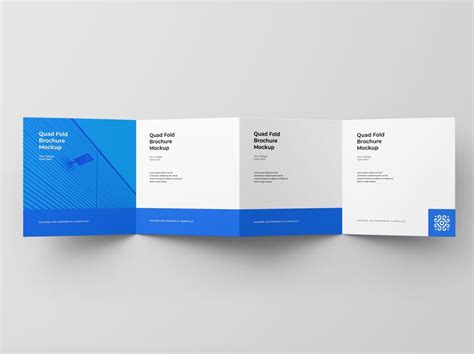 FREE Quad Fold Brochure Mockup by InDesign Essence on Dribbble