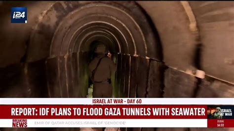 The IDF is reportedly planning to flood Hamas terror tunnels in Gaza ...