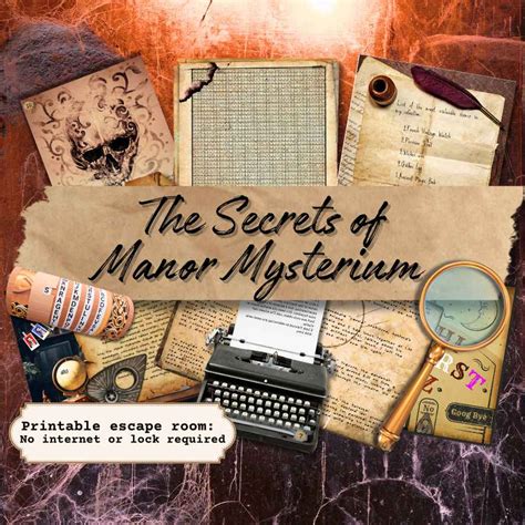 MURDER MYSTERY GAME KIT - ESCAPE ROOM AT HOME – The Game Room