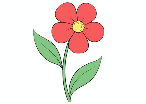 How to Draw a Flower Step by Step - EasyLineDrawing