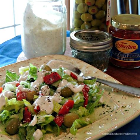 Easy Homemade Ranch Salad Dressing - Walking On Sunshine Recipes