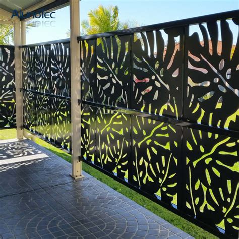 Decorative Aluminum Panel Perforated Exterior Metal Aluminium Fence ...